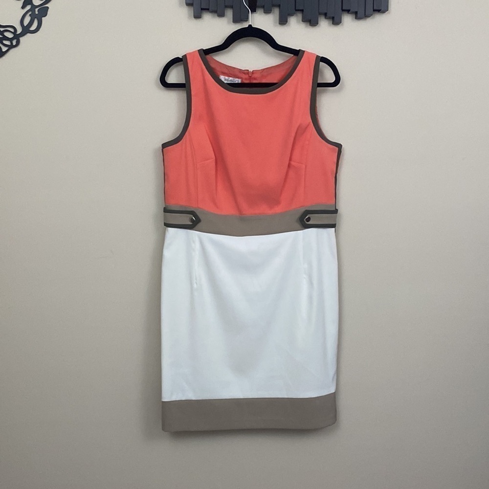 Dress Barn Color Block Dress